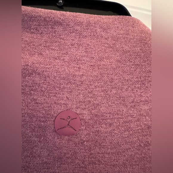 Danskin Mauve Heather Half-Zip Pullover - Picture 6 of 8